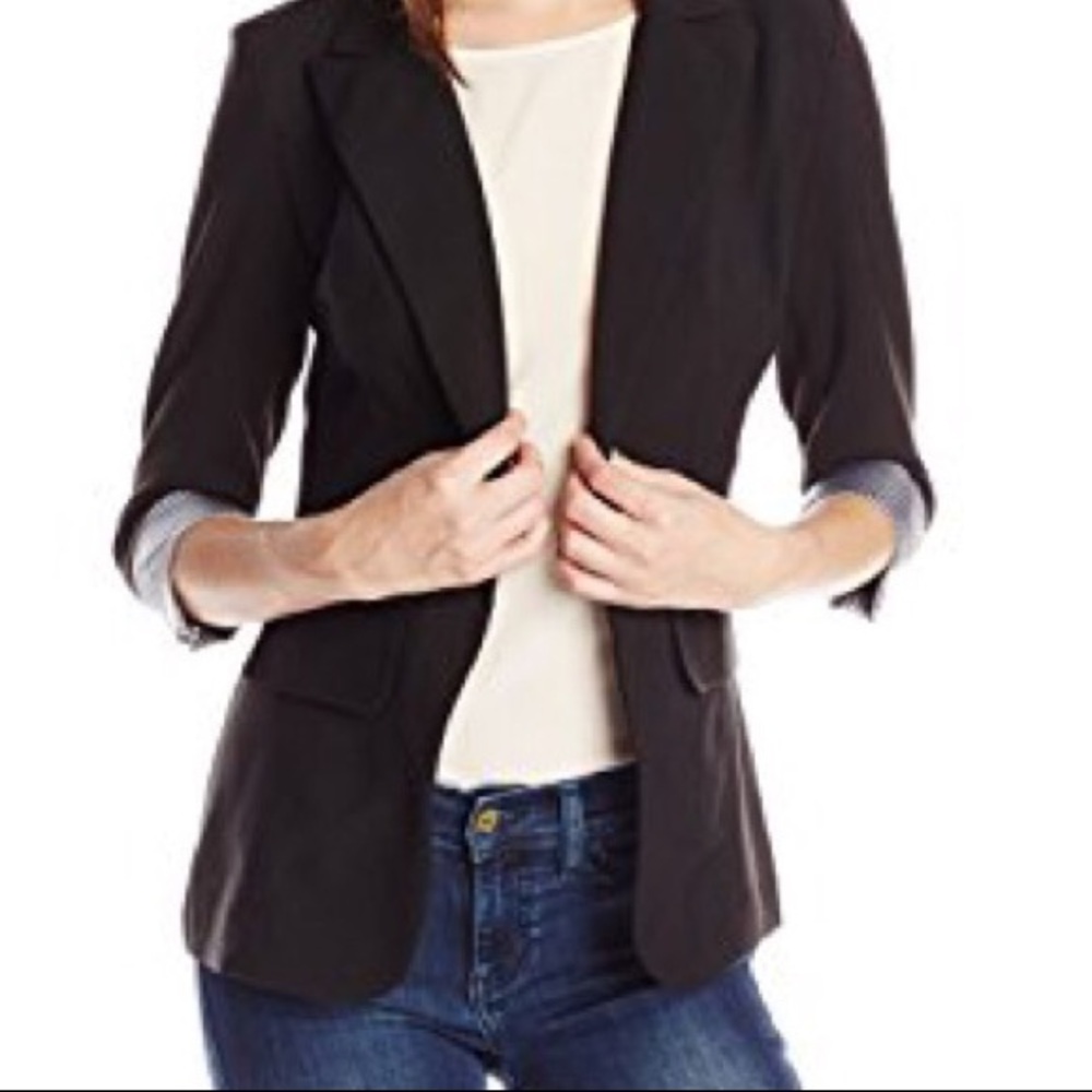 🖤Black blazer | striped cuffs 🖤